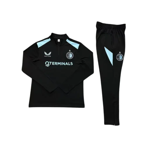 4-6.webp Feyenoord Trainingspak Kids Zwart 2026/27