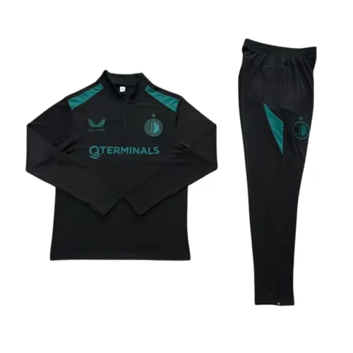 Feyenoord Trainingspak Kids Donkergroen 2026/27